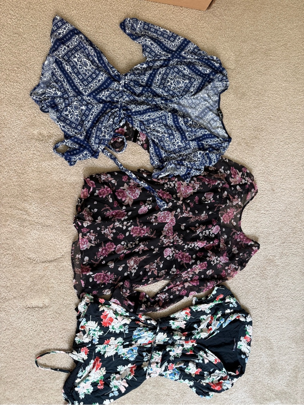 3 large rompers